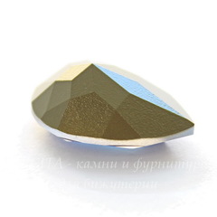 4320 Ювелирные стразы Сваровски Капля Crystal Army Green DeLite (18х13 мм)