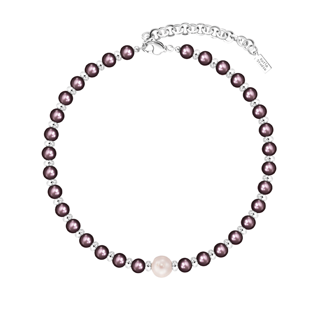 

Колье It's a match Silver-Burgundy Necklace