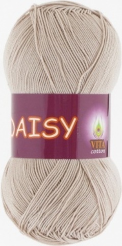 Пряжа VITA cotton "Daisy" - (4404-Бежевый)