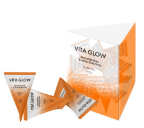 ВИТАМИНЫ Маска для лица Vita Glow Brightening&Moisturizing Sleeping Pack, 5гр