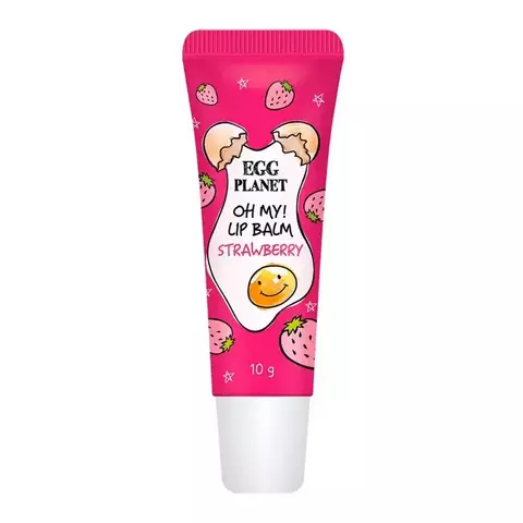 Daeng Gi Meo Ri EGG Planet Oh My! Lip Balm Strawberry Бальзам для губ клубничный (увлажняющий)