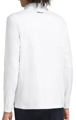 Теннисная футболка Wilson Elevate Performance 1/2 Zip - bright white