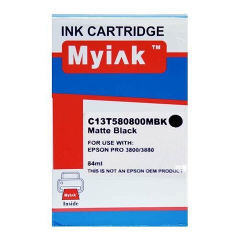 Картридж MyInk для (T5808) EPSON St Pro 3800/3880 Matte Black (84ml, Pigment, необходим чип оригинального картриджа)