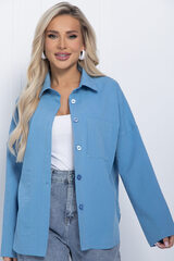 Рубашка Оксфорд (голубая) Б11253 LT Collection