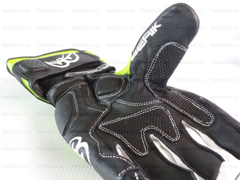 Перчатки Berik Rick Racing Yellow XL