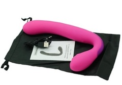 Страпон безременой двусторонний Orgast G-spot, комплектуется чехлом для хранения