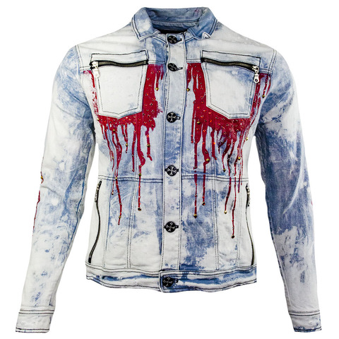 Куртка джинсовая RED DRIP JACKET The Saints Sinphony