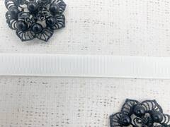 Лента репсовая, ш. 1,5 см, кремовый