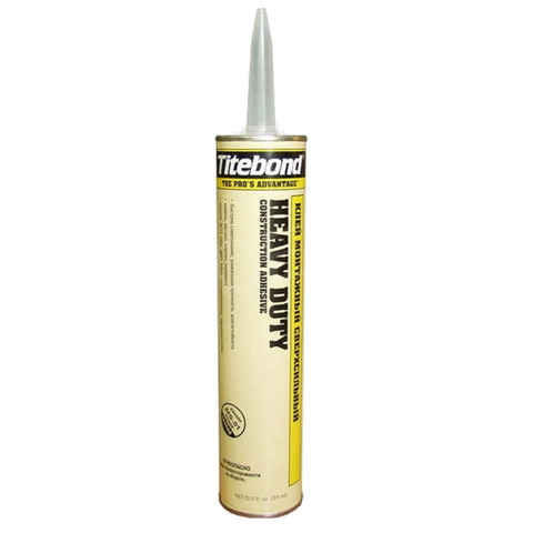 Titebond Heavy Duty клей монтажный сверхсильный, 828 мл (желтая туба)