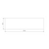 Am.Pm W93A-180-070W-P Gem. панель фронтальная 180x70/180x80
