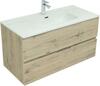 Aquanet 277521 Компл.2 - Тумба Алвита new 100 цв.дуб веллингтон белый (277521)