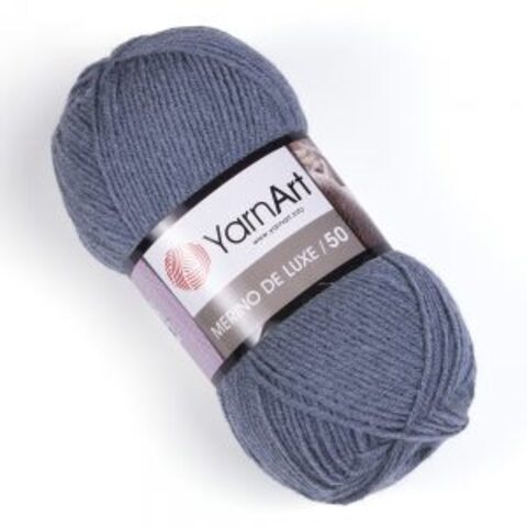 Пряжа Merino De Luxe 50 , 100г, 280м, 50%шерсть 50%акрил (цена за уп.)