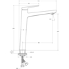 BelBagno ARDENTE-LMC-CRM-W0 ARDENTE Смеситель для накладной раковины без донного клапана, хром ARDENTE-LMC-CRM-W0