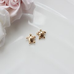 Подвеска спейсер Черепашка 9 мм, позолота, П566