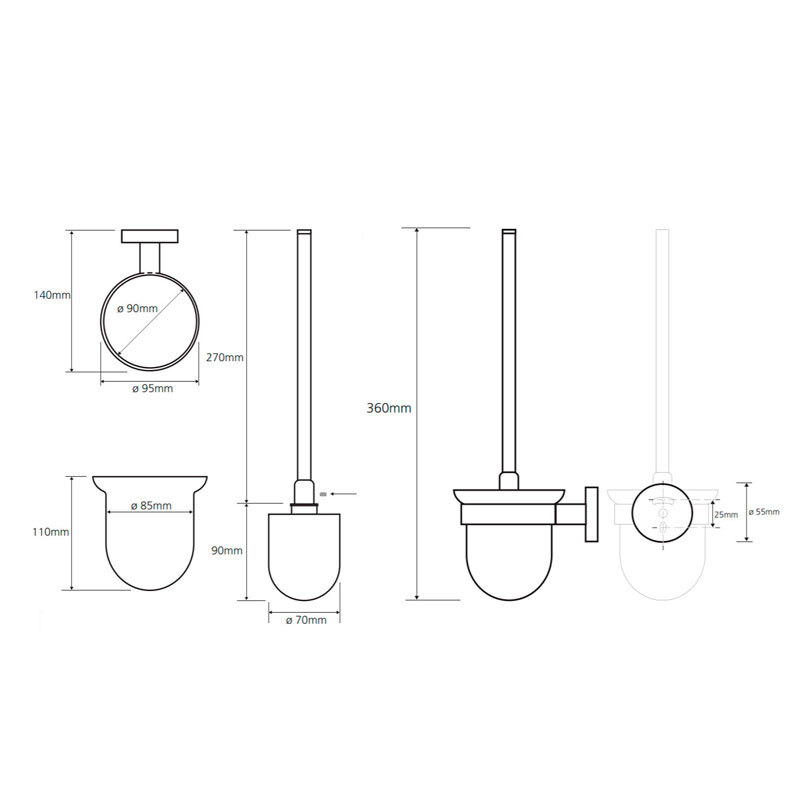 аксессуары Bemeta серии TREND-I белый