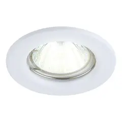 Светильник встраиваемый MR16 50 Вт 80 мм, белый (без патрона)