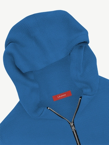 Толстовка на замке из экохлопка