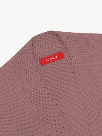 Кардиган с планкой из мягкой шерсти