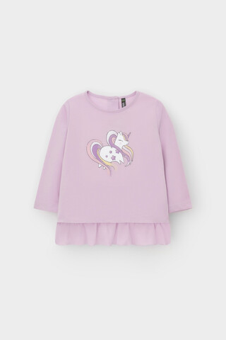 туника  для девочки  КР 302685/ледяная орхидея к537