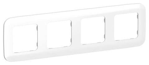 FLITE Рамка 4-мест. РУ-4-А-ФлБ бел. IEK