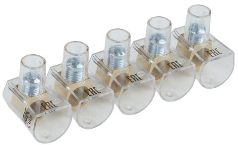 Зажим винтовой концевой изолированный КЗВИ 16мм2 (5x1) IEK