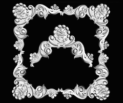 Силиконовый молд № 784 Набор вензелей