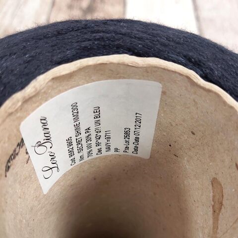 Мериносовый шнурок 230 LORO PIANA / SECRET SHINE темно-синий с блеском