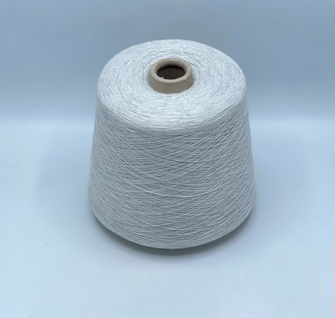 Бобинная пряжа,Cotton, 2540м. 100%Хлопок, Светло-серый меланж(551), 39355