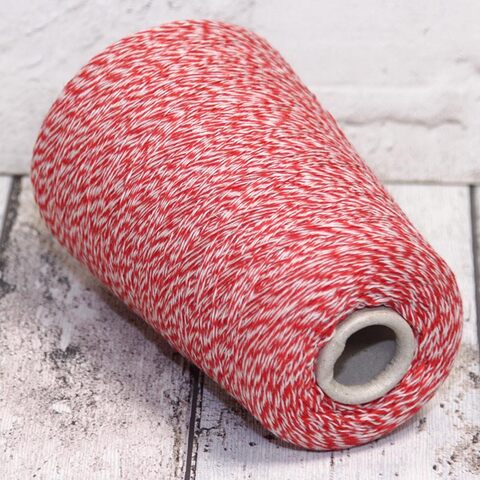 Кашемир CARIAGGI CASHMERE 100 2*2/28 красно-белый