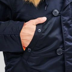 Парка Alpha Industries N-3B Slim Fit Rep. Blue (Синяя)