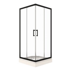 Душевое ограждение Triton Фикс-Блэк 80х80