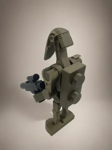 Большая Минифигурка Боевой Дроид Звездные войны 3D-печать