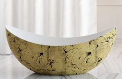 Акриловая ванна ABBER AB9333Gold фото
