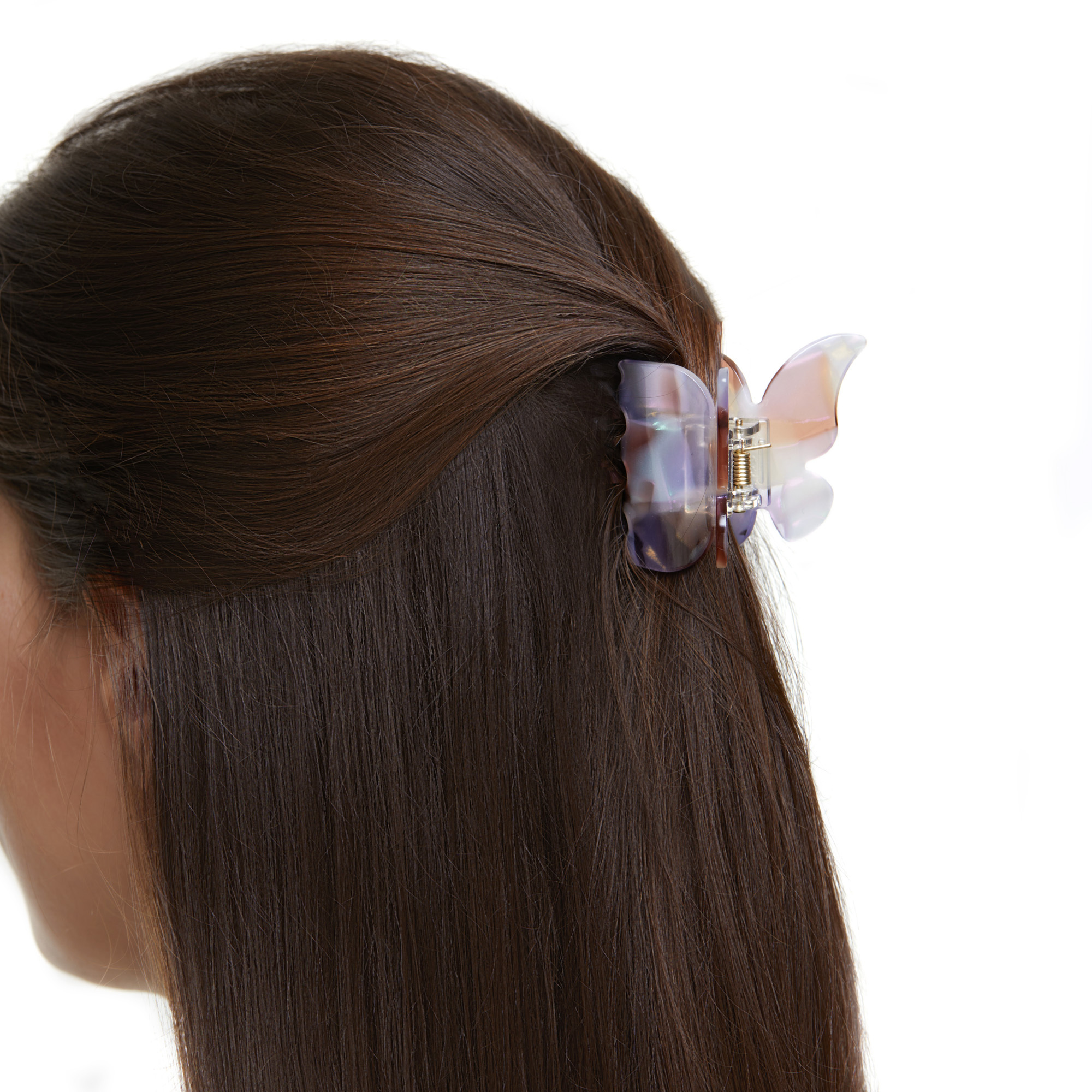 Butterfly Hair Clow - Pearl Purple