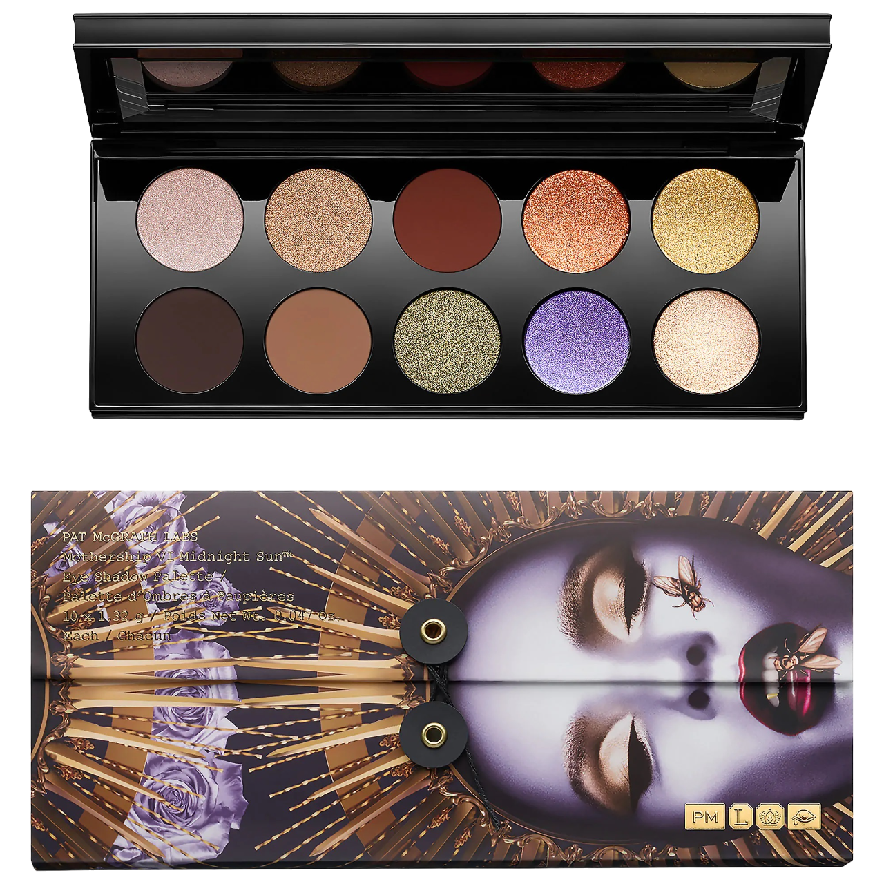 Пэт макграт. ПЭТ МАКГРАТ Mothership 9. Pat MCGRATH Labs Mothership i: Subliminal Palette свотчи.