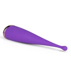 Фиолетовый клиторальный вибратор The Countess Pinpoint Vibrator - 19 см. - 
