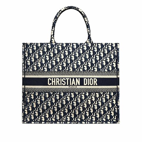 Сумка Dior Book Tote, темно-синий