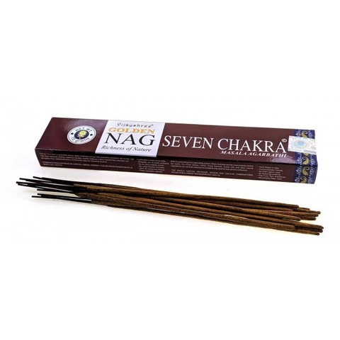 Индийские палочки Golden Nag Seven Chakra