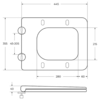 BelBagno BB076CH-TOR/SC LUCE-TOR Унитаз подвесной безободковый с сиденьем дюропласт soft close, BB076CH-TOR/SC