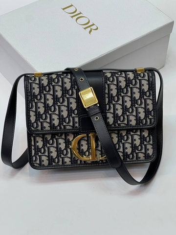Сумка Dior 30 Montaigne жаккард Oblique