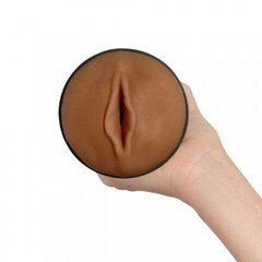 Мастурбатор KIIROO Feel Stroker, вульва, коричневый
