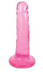 Розовый фаллоимитатор Slim Stick Dildo - 15,2 см. - 