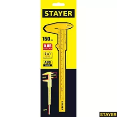 STAYER 150 мм, пластмассовый штангенциркуль (3440)
