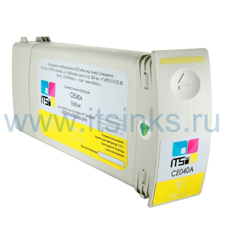 Картридж для HP 771 (CE040A) Yellow 775 мл