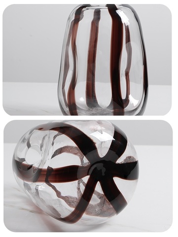 Ваза Black strip vase