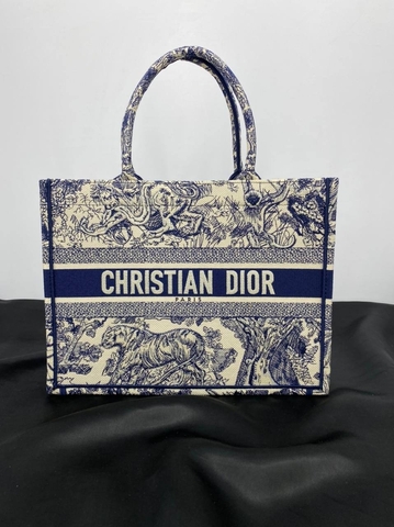 Сумка Dior Book Tote, модель маленького формата синий