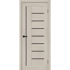 Купить Межкомнатная дверь экошпон Bravo-29.Л Cream Melinga / Black Shine