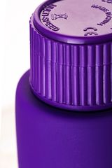Фиолетовый вибратор с шишечками - 17 см. - 