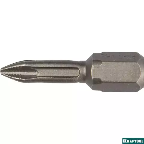 KRAFTOOL X-Drive PH1, 25 мм, 2 шт, торсионные биты (26121-1-25-2)