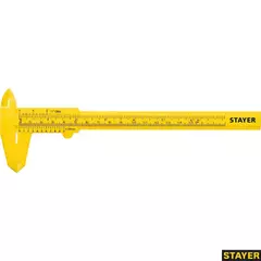 STAYER 150 мм, пластмассовый штангенциркуль (3440)